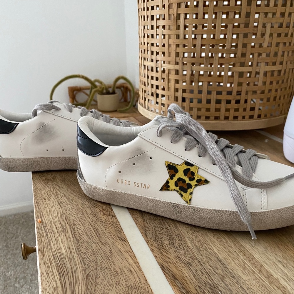distressed sneakers